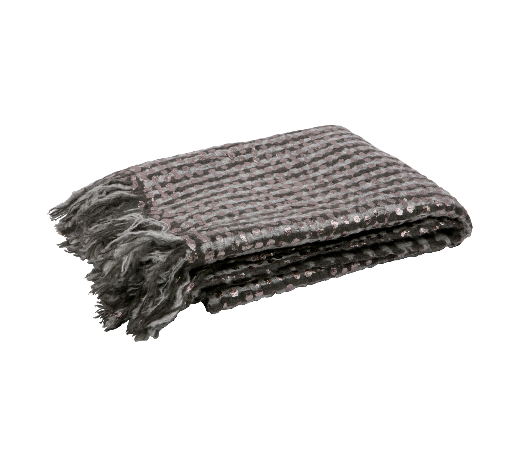 BePureHome Foil mohair plaid grijs 130x170 cm Grijs BePureHome Foil mohair plaid grijs 130x170 cm Grijs