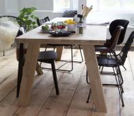 Bekijk BePureHome Almond eettafel 220x95 cm massief eiken naturel BePureHome Almond eettafel 220x95 cm massief eiken naturel