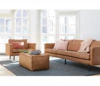 Bekijk BePureHome Rodeo hocker cognac recycle leer Cognac BePureHome Rodeo hocker cognac recycle leer Cognac
