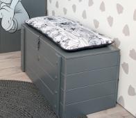 Bekijk Donald Duck Wonen kussen met stripprint tbv opbergkist Zwart-wit Donald Duck Wonen kussen met stripprint tbv opbergkist Zwart-wit