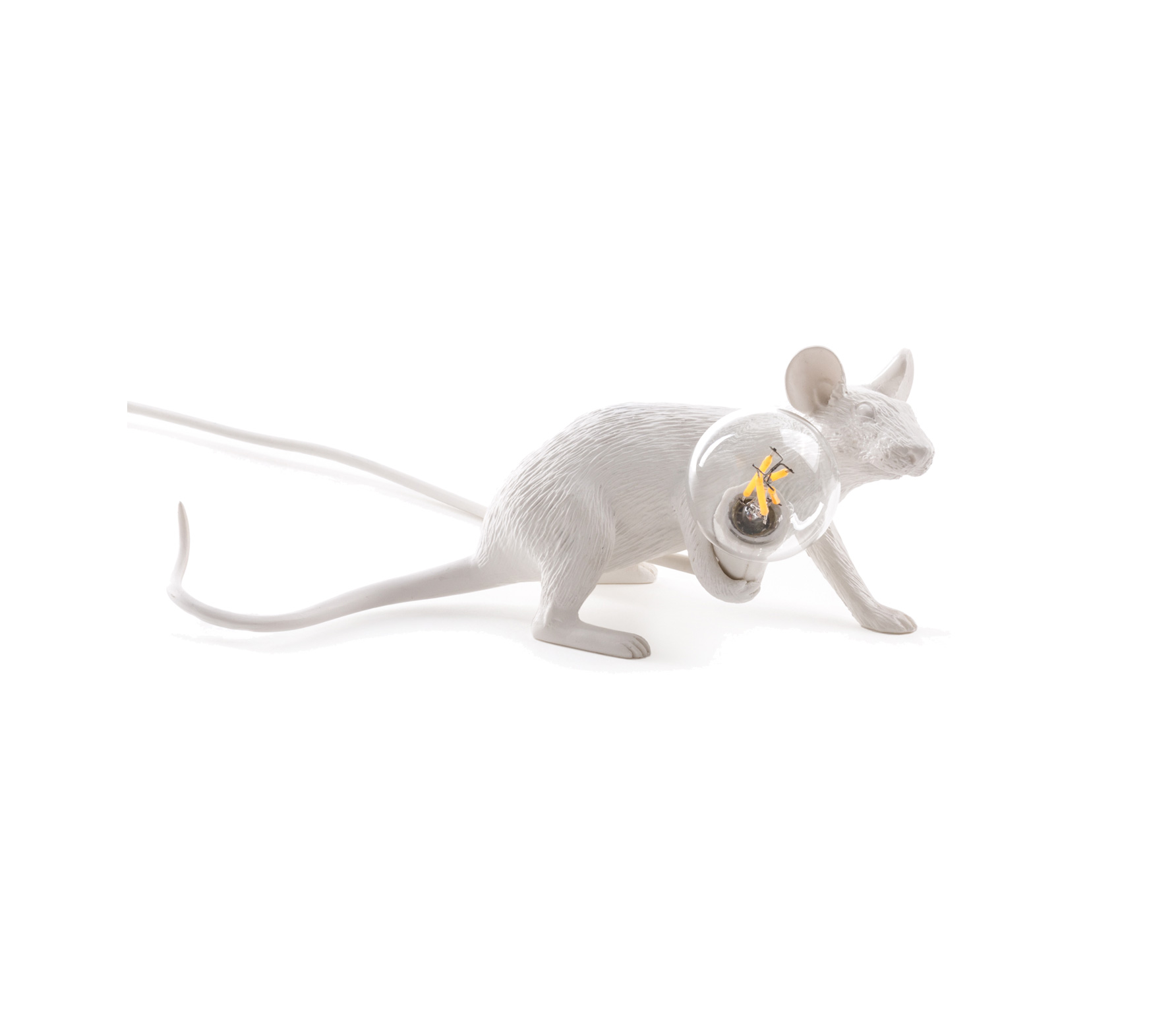Seletti Mouse liggend tafellamp wit LIGGENDE MUIS LAMP WIT Seletti Mouse liggend tafellamp wit LIGGENDE MUIS LAMP WIT