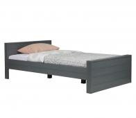 Bekijk WOOOD Dennis bed 120x200cm staalgrijs grenen WOOOD Dennis bed 120x200cm staalgrijs grenen