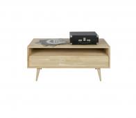 Bekijk WOOOD Tygo TV meubel 47x100x44cm eiken WOOOD Tygo TV meubel 47x100x44cm eiken