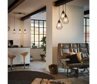 Bekijk Tarbes hanglamp zwart metaal Tarbes hanglamp zwart metaal