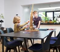 Bekijk WOOOD Exclusive Silas eettafel blacknight eiken WOOOD Exclusive Silas eettafel blacknight eiken