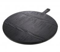 Bekijk HKLiving broodplank L rond zwart hout HKLiving broodplank L rond zwart hout