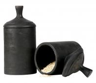 Bekijk BePureHome Dropped pot grijs hout div. afmetingen M - H 27 x B 15 x D 15 cm BePureHome Dropped pot grijs hout div. afmetingen M - H 27 x B 15 x D 15 cm