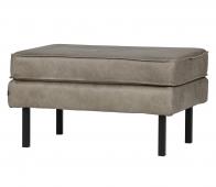 Bekijk BePureHome Rodeo hocker Elephant skin warm grijs BePureHome Rodeo hocker Elephant skin warm grijs