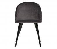 Bekijk Basiclabel Fay eetkamerstoel antraciet velvet Basiclabel Fay eetkamerstoel antraciet velvet