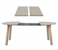 Bekijk WOOOD Exclusive Lange jan uitschuifbare eettafel rond sydney massief eiken WOOOD Exclusive Lange jan uitschuifbare eettafel rond sydney massief eiken