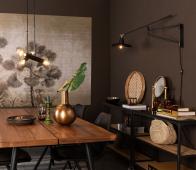 Bekijk Dutchbone Hector muurlamp zwart ijzer Dutchbone Hector muurlamp zwart ijzer