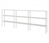 Bekijk vtwonen Rack kast metaal variant 5 (hxbxd) 108x295x31 cm wit vtwonen Rack kast metaal variant 5 (hxbxd) 108x295x31 cm wit